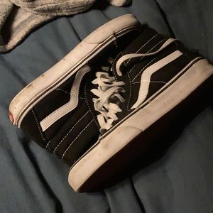 Black high top vans